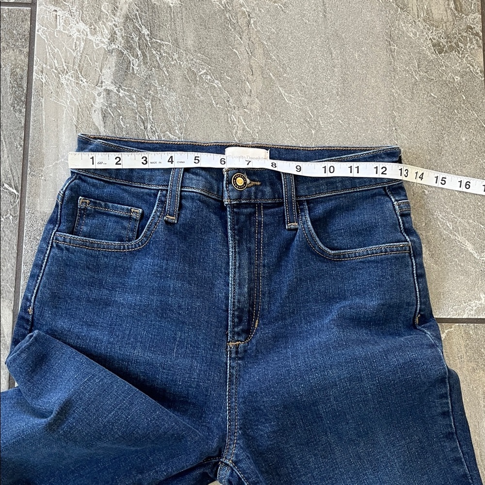 Favorite Daughter The Valentina Shortie Super High Rise Boot Jeans, Woodside - Picture 13 of 14